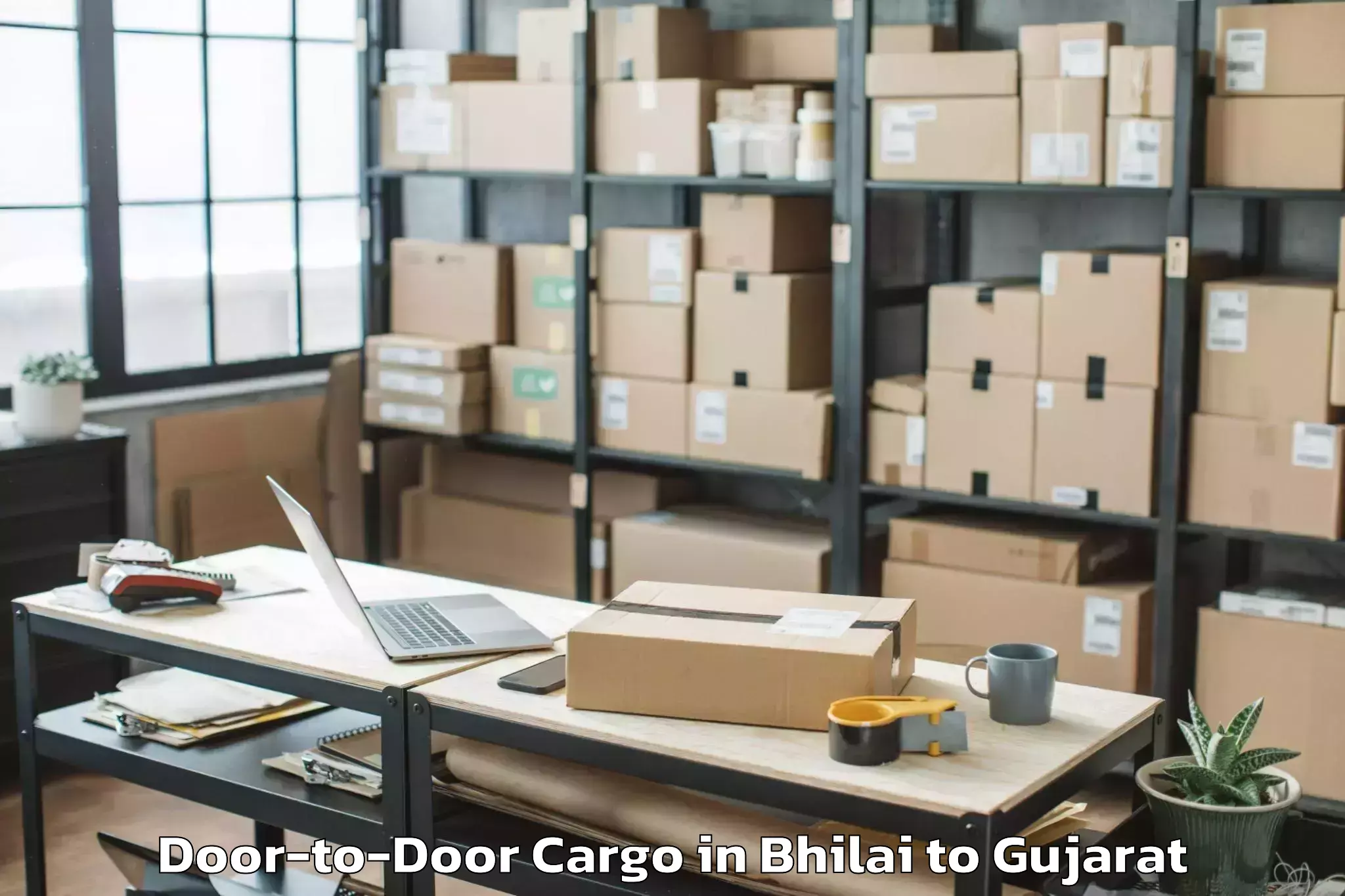 Easy Bhilai to Lavad Door To Door Cargo Booking